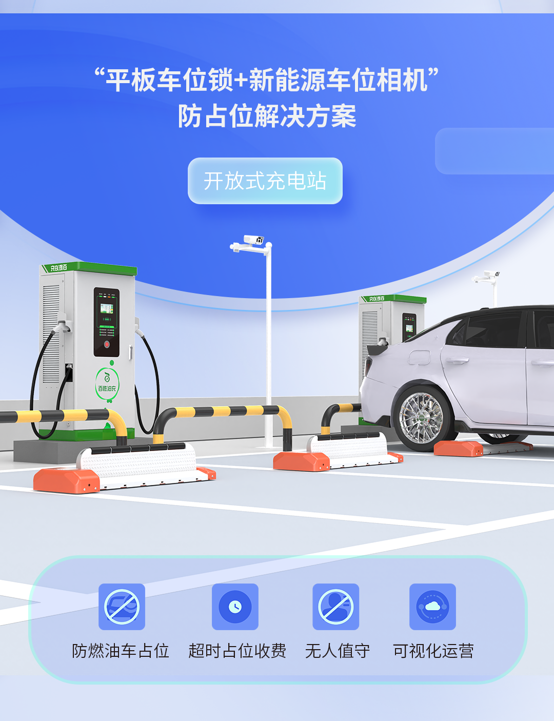 車位高周轉(zhuǎn)，營收增兩成！百勝充電站防占位解決方案助力高效運(yùn)營